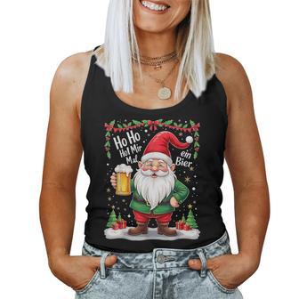 Ho Ho Hol Mir Mal Ein Bier Santa Claus Beer Tank Top Frauen - Geschenkecke