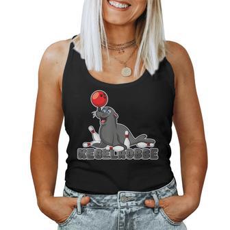 Kegelsebbe Seal Bowling Kegeln Word Game Tank Top Frauen - Geschenkecke