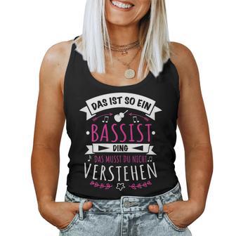 Women's Bass Double Bass Musician Das Ist So Ein Bassist Ding S Tank Top Frauen - Geschenkecke