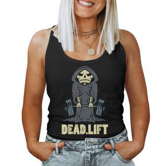 Workout Skeleton Deadlift Gym Training Exercise Women Women Tank Top - Thegiftio UK