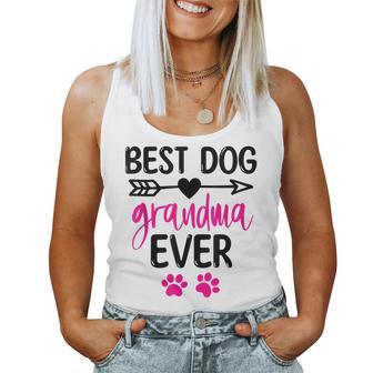 Best Dog Grandma Ever Cute Dogs Owners For Grandmas Tank Top Frauen - Geschenkecke