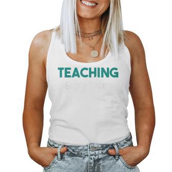 Unterrichten Ist Mein Ding Teacher Tank Top Frauen - Geschenkecke