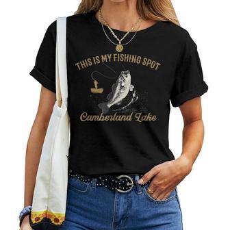 Beer And Fischen Ist Mein Ding Cumberland Lake T-shirt Frauen - Geschenkecke