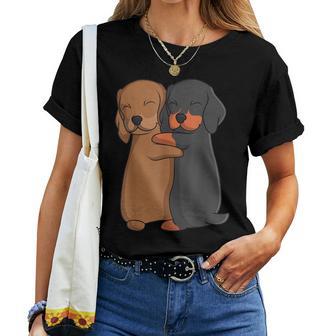 Dachshund Dachshund Teckel Women's T-shirt Frauen - Geschenkecke