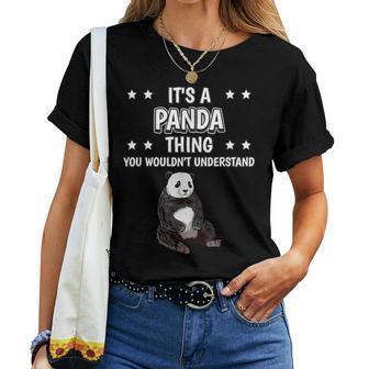 Ist So Ein Panda Ding Lustiger Spruch Pandas T-shirt Frauen - Geschenkecke