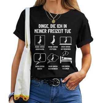 Running Duck Holder Duck Food Running Breeder T-shirt Frauen - Geschenkecke