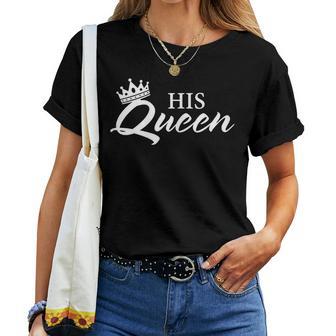 Women's Her King His Queen Couple T-shirt Frauen - Geschenkecke