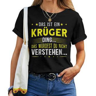 Women's With-Neck Das Ist Ein Krüger T-shirt Frauen - Geschenkecke