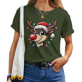 Christmas Children Reindeer Red Nose Xmas T-shirt Frauen - Geschenkecke