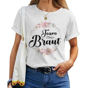 Women's Team Bride Team Bride Jga Poltern T-shirt Frauen - Geschenkecke