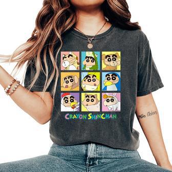 Crayon Shin-Chan Transformation Animal Series Women's Oversized Comfort Colors T-Shirt - Monsterry
