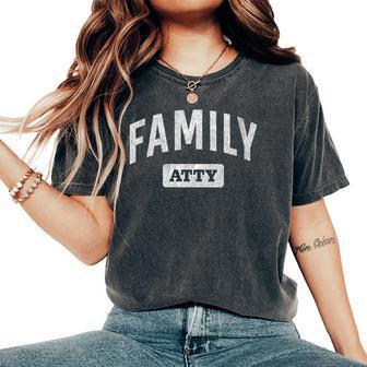 Family Law Attorney Family Lawyer Women's Oversized Comfort Colors T-Shirt - Monsterry
