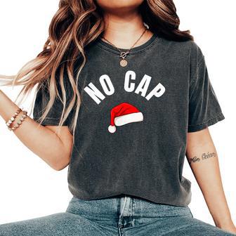 Santa Hat Christmas Gen Z Slang Boys Girls N Women's Oversized Comfort T-Shirt - Thegiftio UK