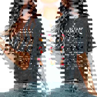 God Says I Am Christmas African American Santa Bible Women's Oversized Comfort T-Shirt - Monsterry