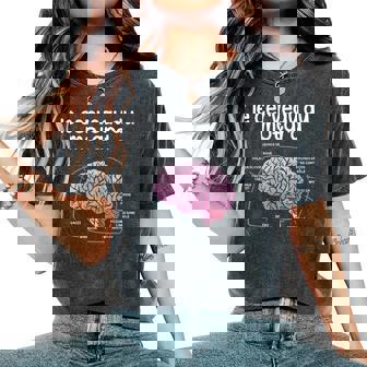 Le Cerveau Du Motard Humour Moto Garage Homme Cadeau T-shirt oversize confortable pour femme - Cadeauxyz