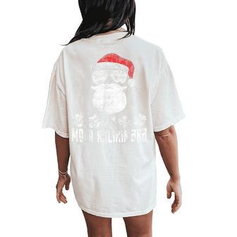 Mele Kalikimaka Christmas Hawaiian Apparel Santa Men Women's Oversized Comfort T-Shirt Back Print - Thegiftio UK