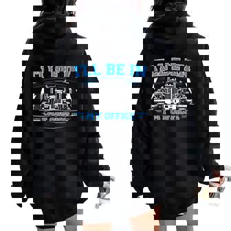 Trucker Driver For Big Rig Trucker Women Oversized Hoodie Back Print | Mazezy