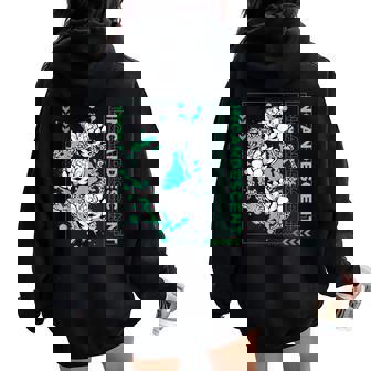Incandescent Green Glow 3s Matching Tee For Men Women Women Oversized Hoodie Back Print - Monsterry