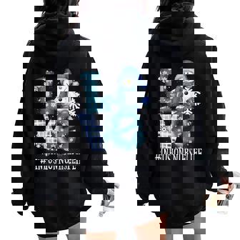 Infusion Nurse Love Snowman Women Winter Season Christmas Women Oversized Hoodie Back Print - Monsterry