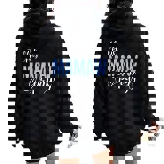 This Mamaw Prays Perfect Christian Mamaw Women Oversized Hoodie Back Print - Thegiftio UK