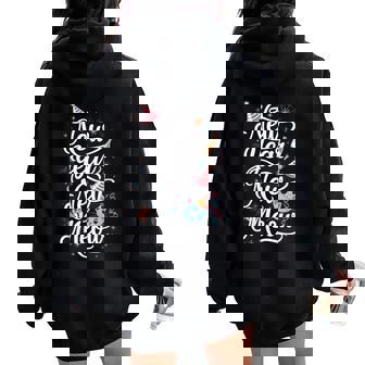New Year New Meow Happy New Year Cat Pet Owners Cat Lover Women Oversized Hoodie Back Print - Monsterry