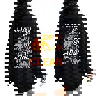 Unique Welding For Weld Tool Welder Welding Women Oversized Hoodie Back Print - Thegiftio