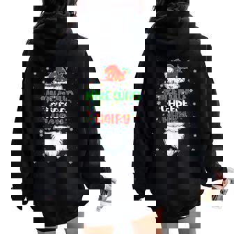Mike Who Cheese Hairy Christmas Xmas Santa Womens Women Oversized Hoodie Back Print - Seseable