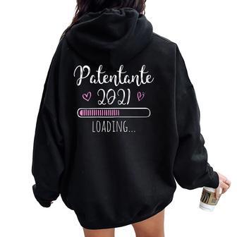 Godmother Loading 2021 Will Quote Godchild Women Oversized Hoodie Back Print - Monsterry