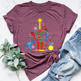 Hair Dresser Salon Dressing Christmas Ornament Women Women's Heather T-Shirt - Monsterry