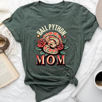 Ball Python Mom Snake Reptile Herpetology Ball Python Bella Canvas T-shirt - Thegiftio UK