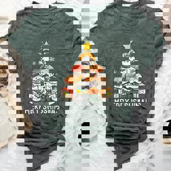 Cute Sushi Christmas Tree Fast For Food Lover Kid Bella Canvas T-shirt | Mazezy