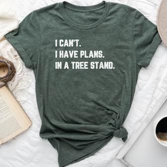 Hunting I Have Plans Tree Stand Hunter Bella Canvas T-shirt - Thegiftio UK