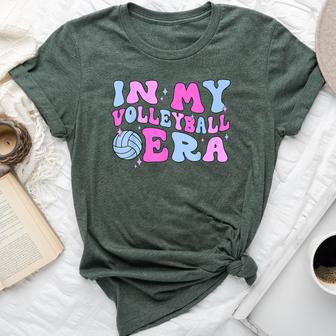 Groovy In My Volleyball Era Bella Canvas T-shirt - Thegiftio UK