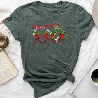 Merry Christmas That's It I'm Not Going For Women Bella Canvas T-shirt - Thegiftio UK