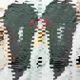 Saint Nick Coffee Club Brewing Company Christmas Bella Canvas T-shirt | Mazezy