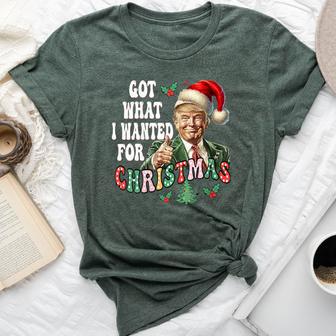 Got What I Wanted For Christmas Trump Winner 2024 Christmas Bella Canvas T-shirt - Thegiftio UK