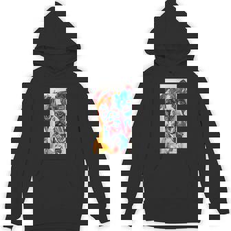 Abstract Expressionism Portrait English Bulldog Unisex Hoodie - Monsterry