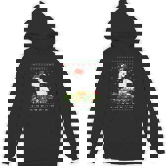 Arctic Hare Rabbit Lover Santa Ugly Arctic Hare Christmas Unisex Hoodie - Monsterry