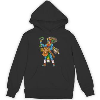 Aztec God Huitzilopochtli Ancient Mayan Mythology Gods Unisex Hoodie - Monsterry