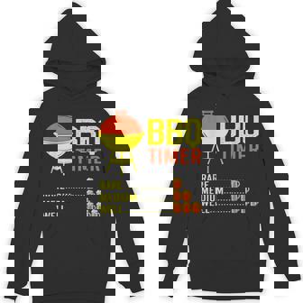 BBQ Timer Barbecue Beer Chart Grill Cooking Time Unisex Hoodie - Monsterry