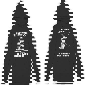 Brotherhood Of The Free Heel Telemark Skiing Unisex Hoodie - Monsterry