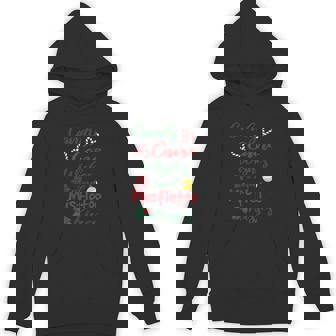 Candy Cane Wishes And Mistletoe Kisses Christmas Unisex Hoodie - Monsterry