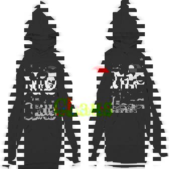 Christmas Holiday Party Nurse Claus Family Matching Pajamas Premium Unisex Hoodie - Monsterry