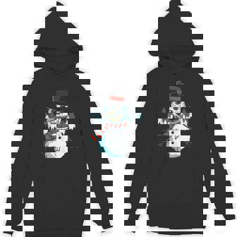 Christmas Scary Snowman Holiday Horror Creepy Face Winter Tank Top Unisex Hoodie - Monsterry