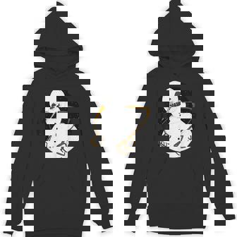 Creepy Evil Snowman Christmas Tshirt Unisex Hoodie - Monsterry