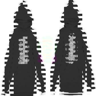 Crystal Smudge Stick With Crystals And Leaves Unisex Hoodie - Monsterry