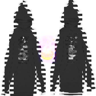 Cute Monkey In Outer Space With Donuts Snow Monkey Shirt Unisex Hoodie - Monsterry
