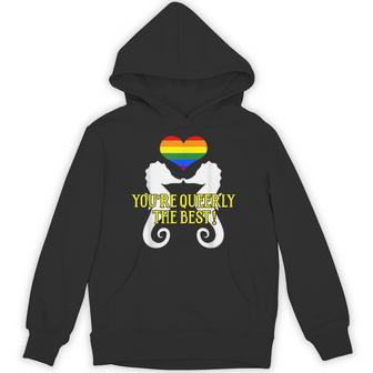 Deer Queer AF Viva Vulva Vagitarian Born This Gay LGBTQ Unisex Hoodie - Monsterry