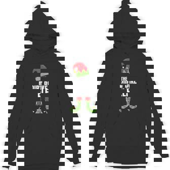 The Dirt Bike Elf Family Christmas Group Pajama Unisex Hoodie - Monsterry