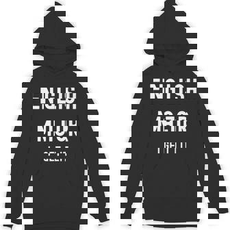 English Major College Grad School Humor Literature Premium Unisex Hoodie - Monsterry